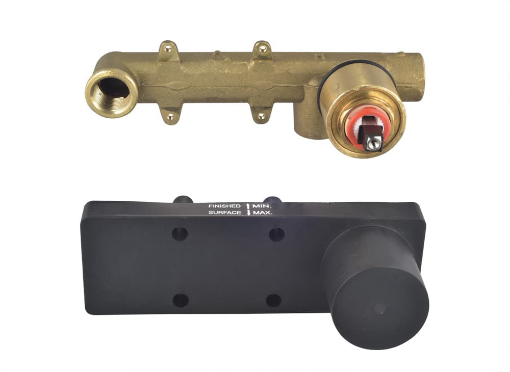 Aris Concealed Body for Wall Mounted Basin Mixer surface detail 1
