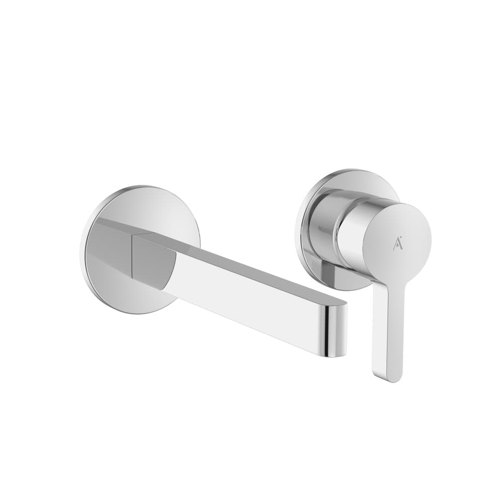 Aris Exposed parts kit of single lever basin mixer wall mounted surface detail 1
