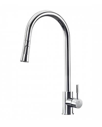 FLO2 Single Lever Pulldown Sink Mixer