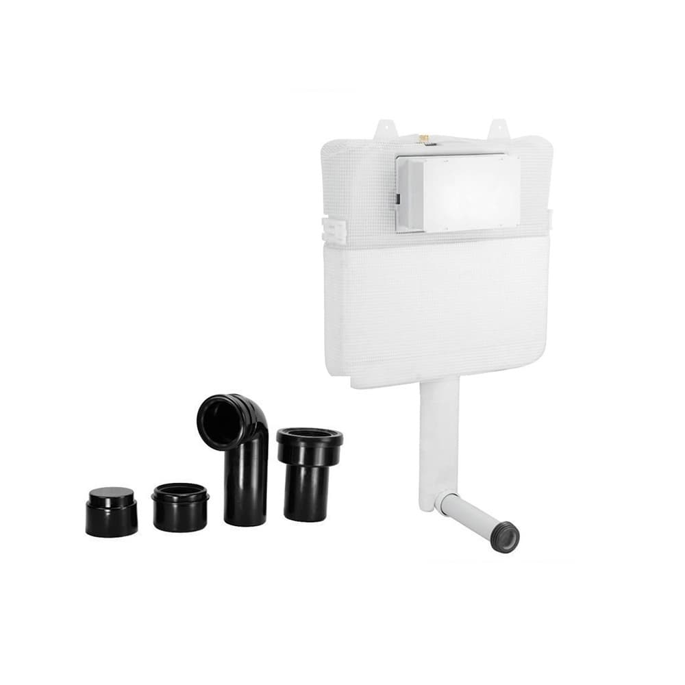 Pneumatic Single Piece Slim Concealed Cistern Body