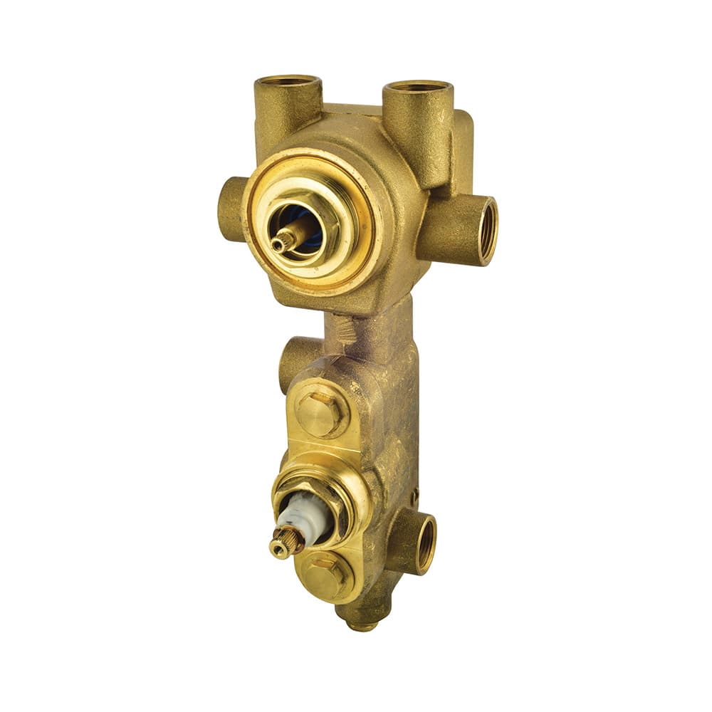 Concealed body of thermostatic shower mixer surface detail 1