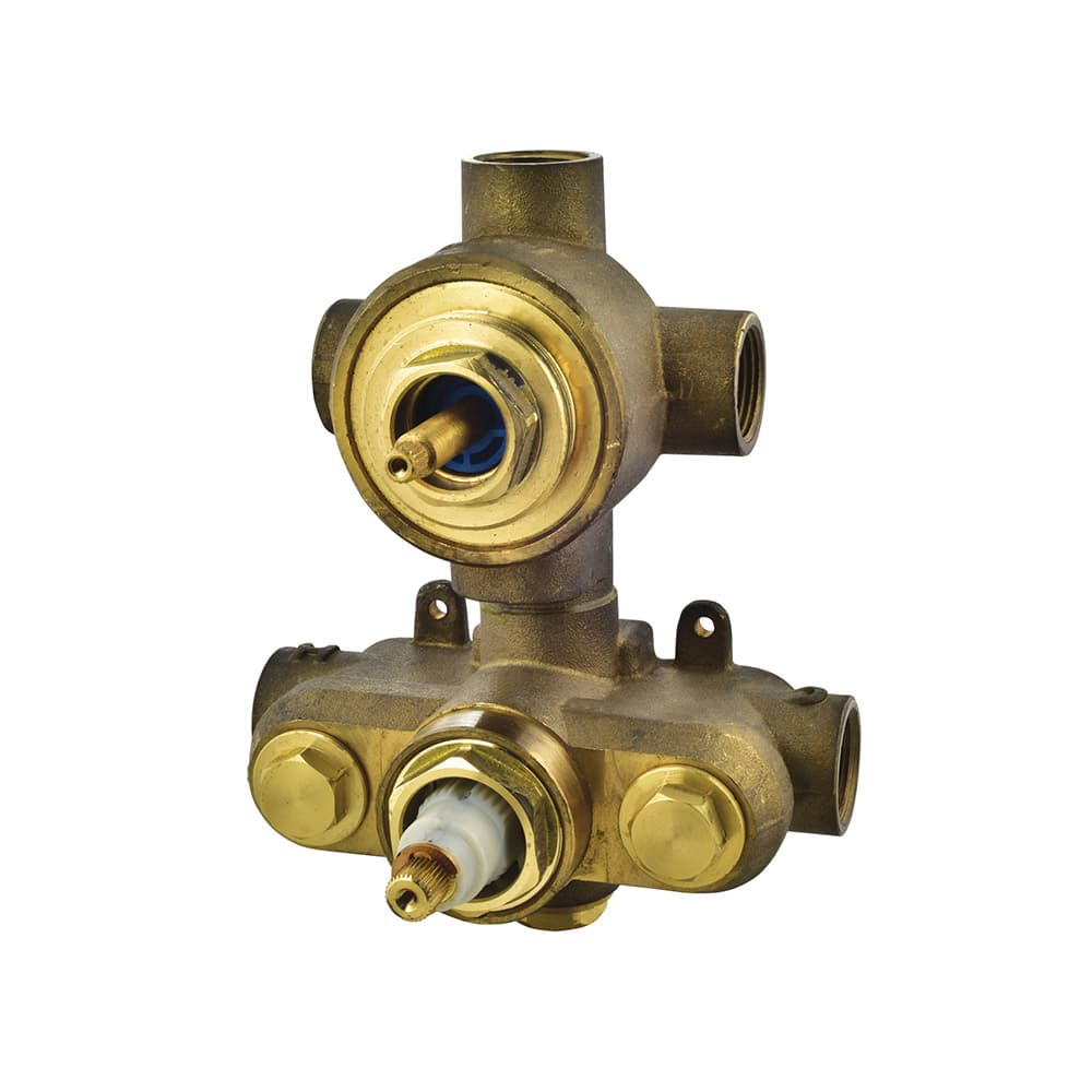 Concealed body of thermostatic shower mixer surface detail 1