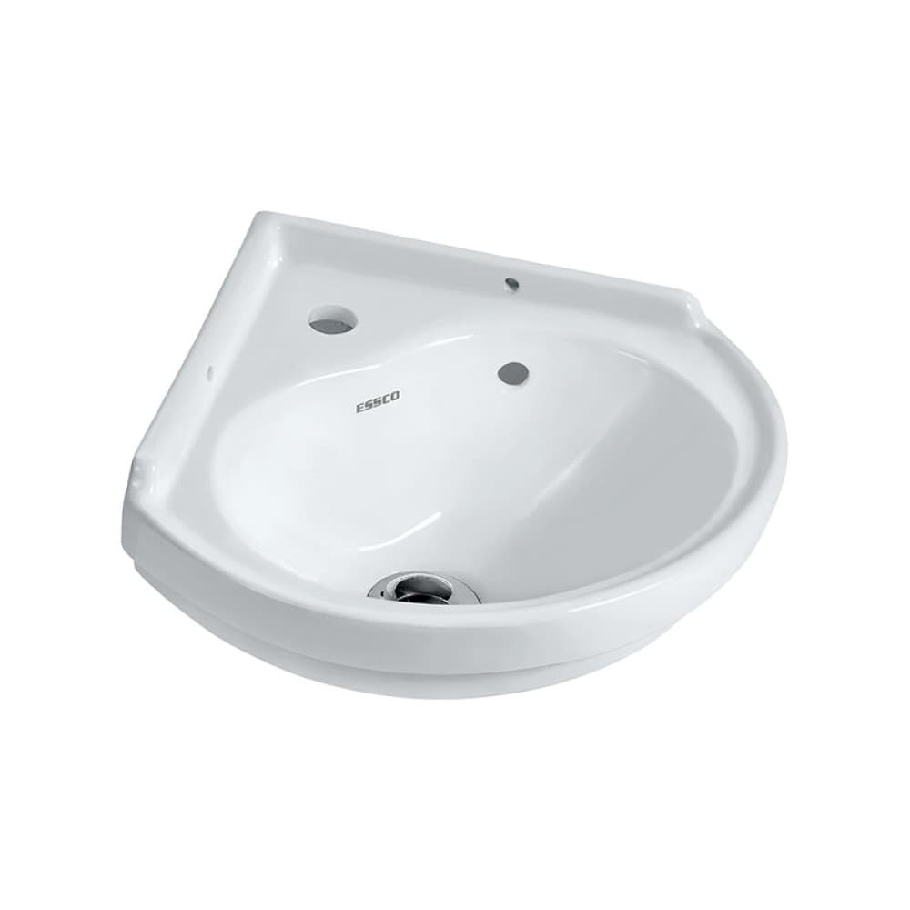 Corner Wall Hung Wash Basin - Essco by Jaquar surface detail 1