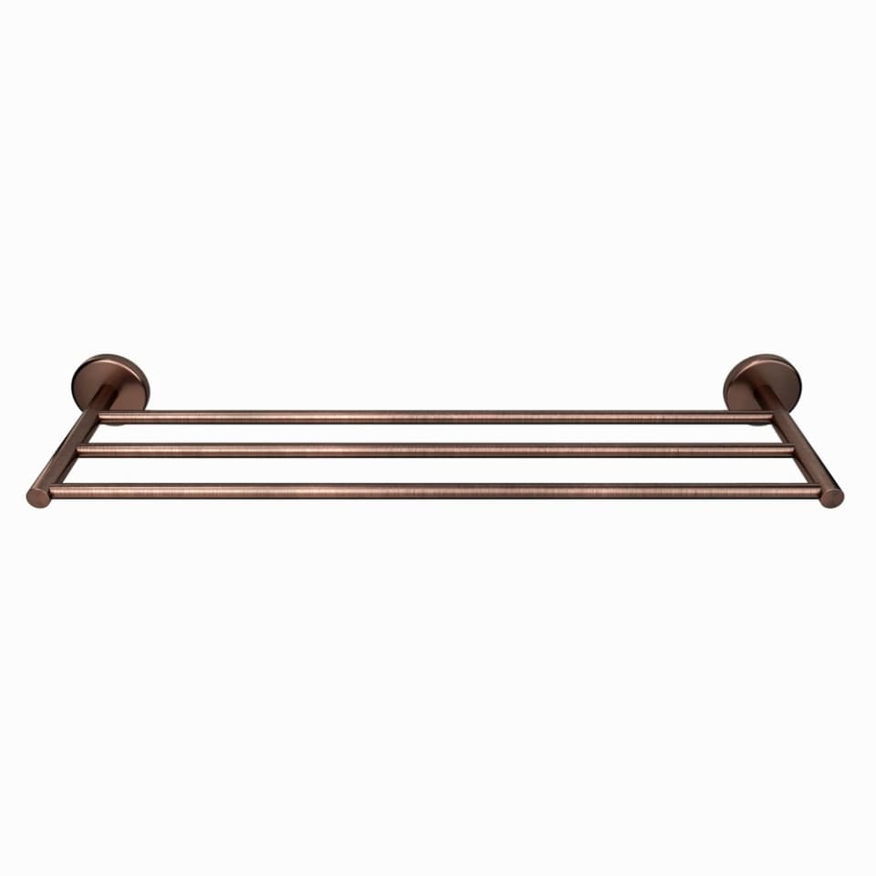 Towel Rack 600mm Long - Antique Copper surface detail 1