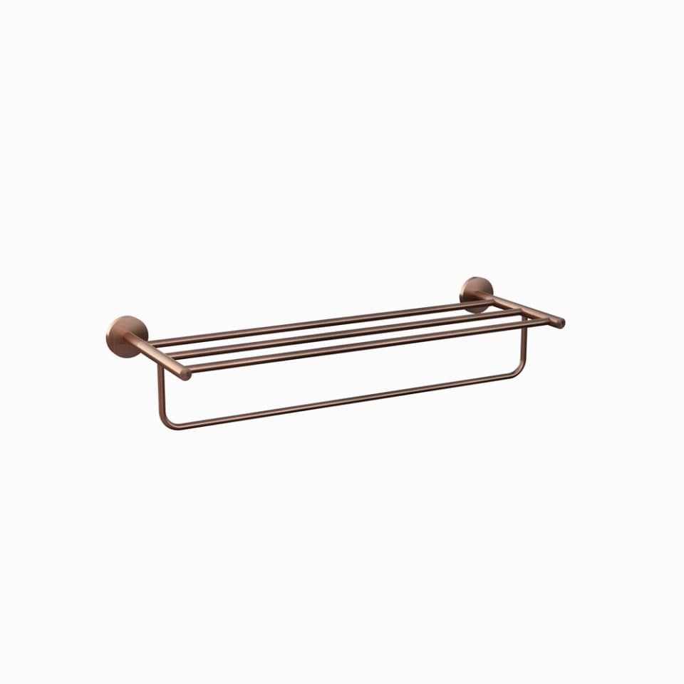 Towel Rack 600mm Long - Antique Copper surface detail 1