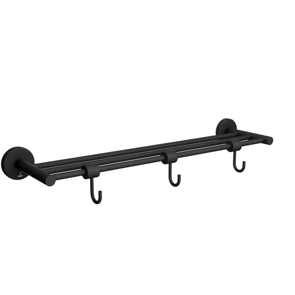 Towel Rack - Black Matt surface detail 1