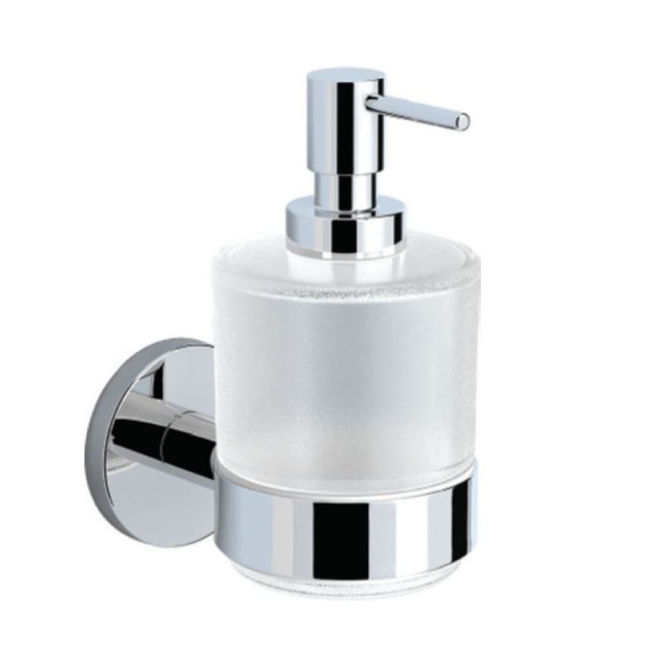 Soap Dispenser - Chrome surface detail 1