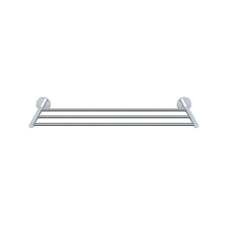 Towel Rack 600mm Long - Chrome surface detail 1
