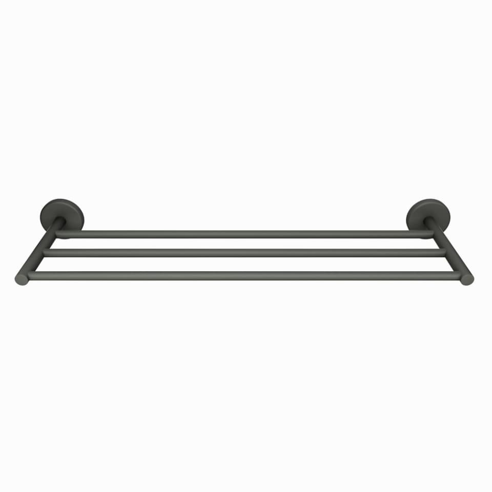 Towel Rack 600mm Long - Graphite surface detail 1