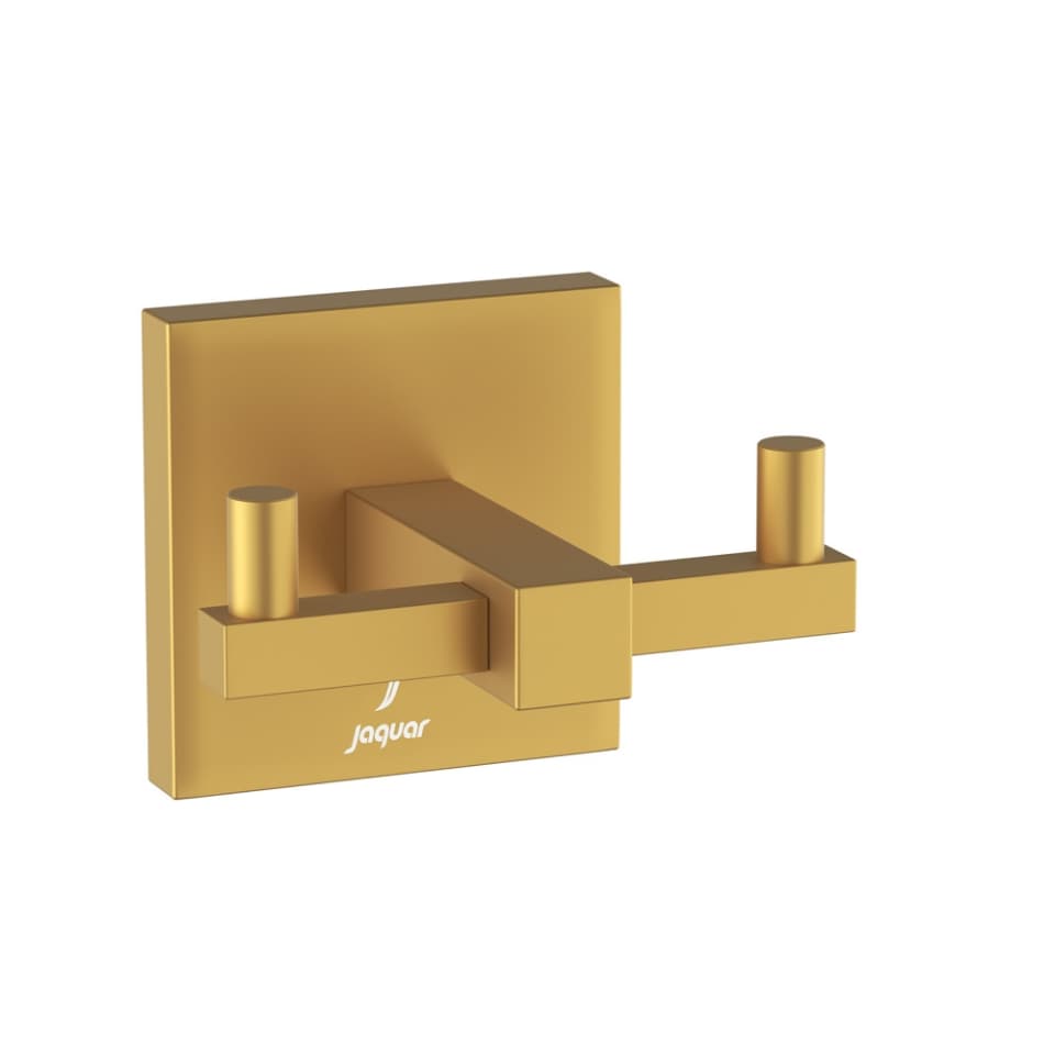 Double Coat Hook - Gold Matt PVD surface detail 1