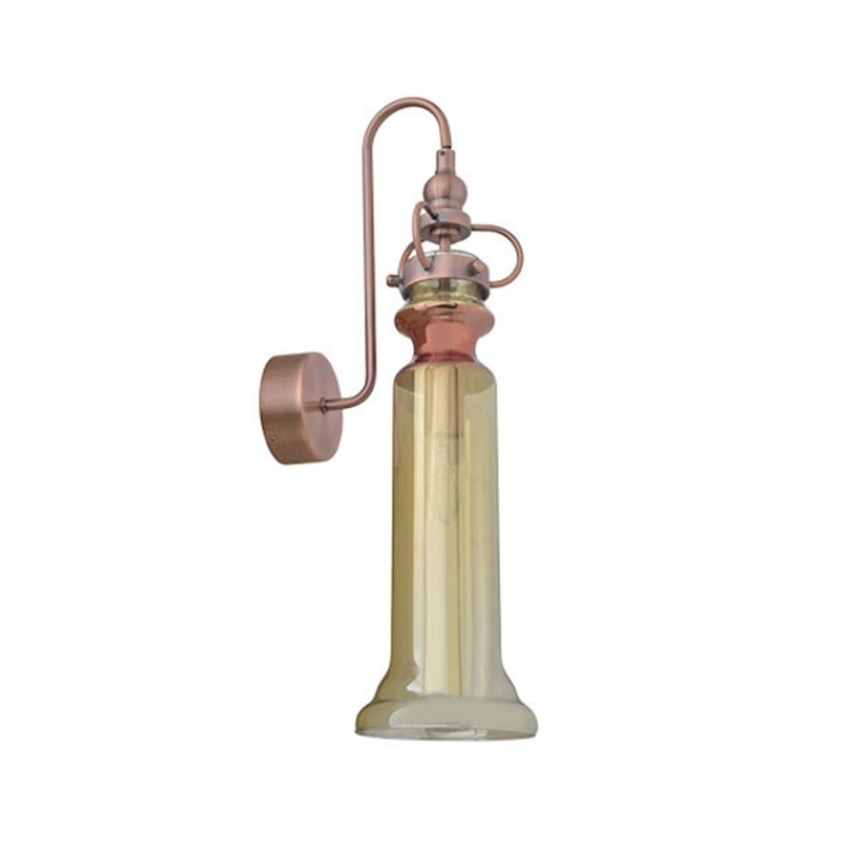 Light Copper Glass Wall Lamp surface detail 1