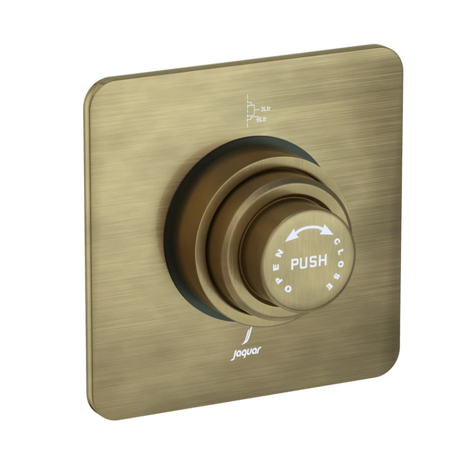 Metropole Flush Valve Dual Flow 32mm Size (Concealed Body) - Antique Bronze surface detail 1