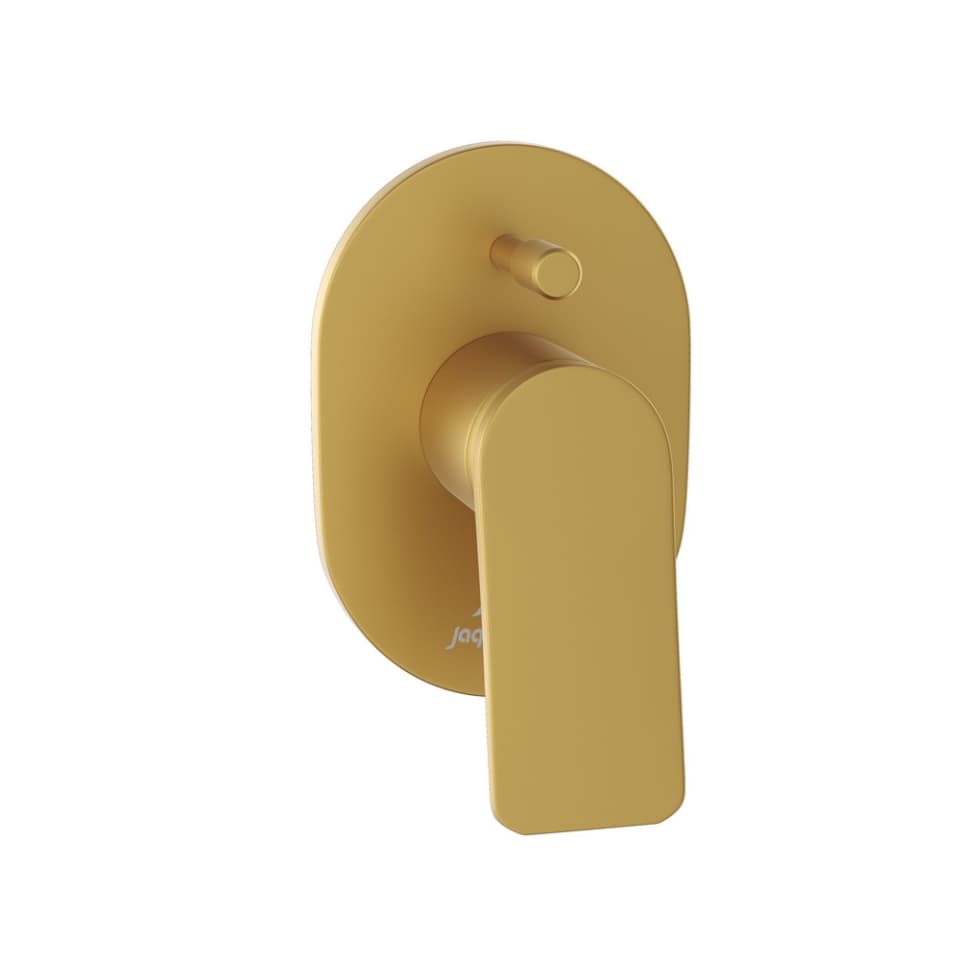 Single Lever Exposed Parts Kit of Hi-flow Diverter - Gold Matt PVD surface detail 1