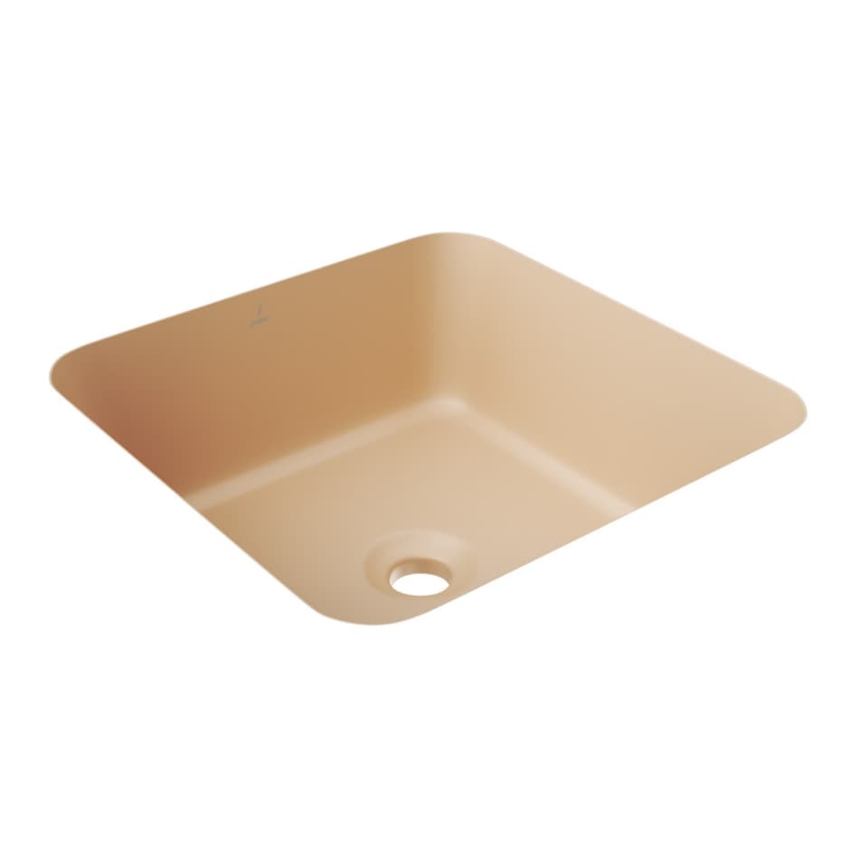 Under Counter Basin - Beige Matt surface detail 1