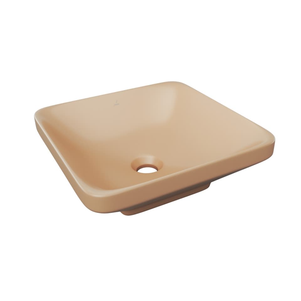 Table Top Basin - Beige Matt surface detail 1