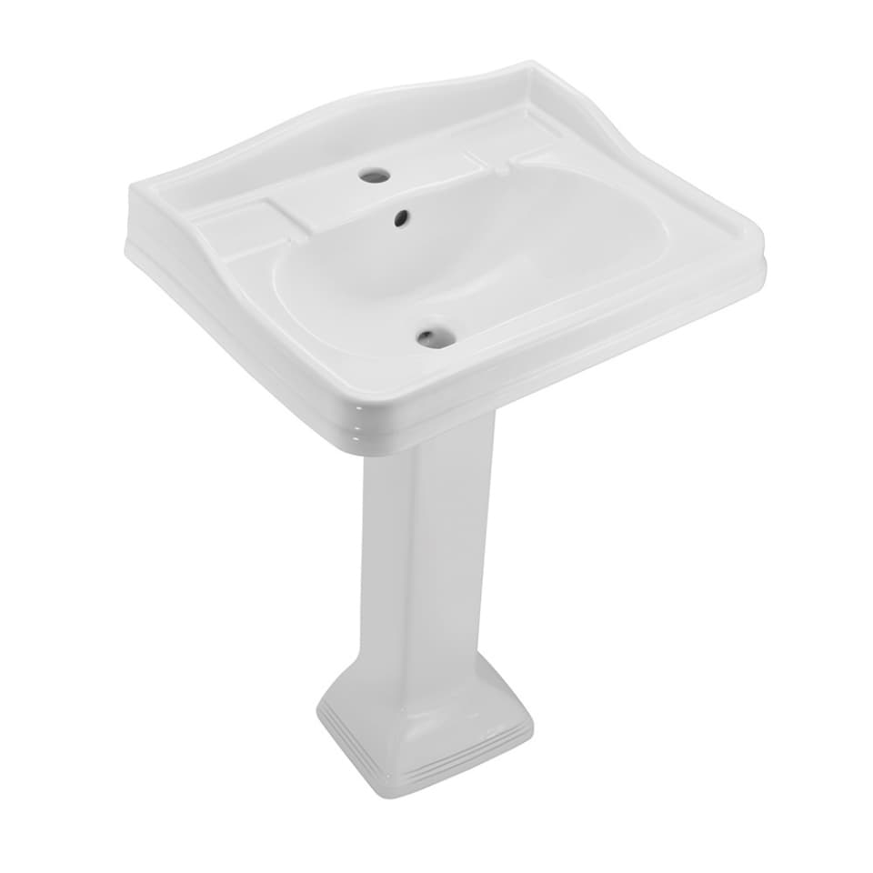 Wall Hung Basin with Full Pedestal surface detail 1