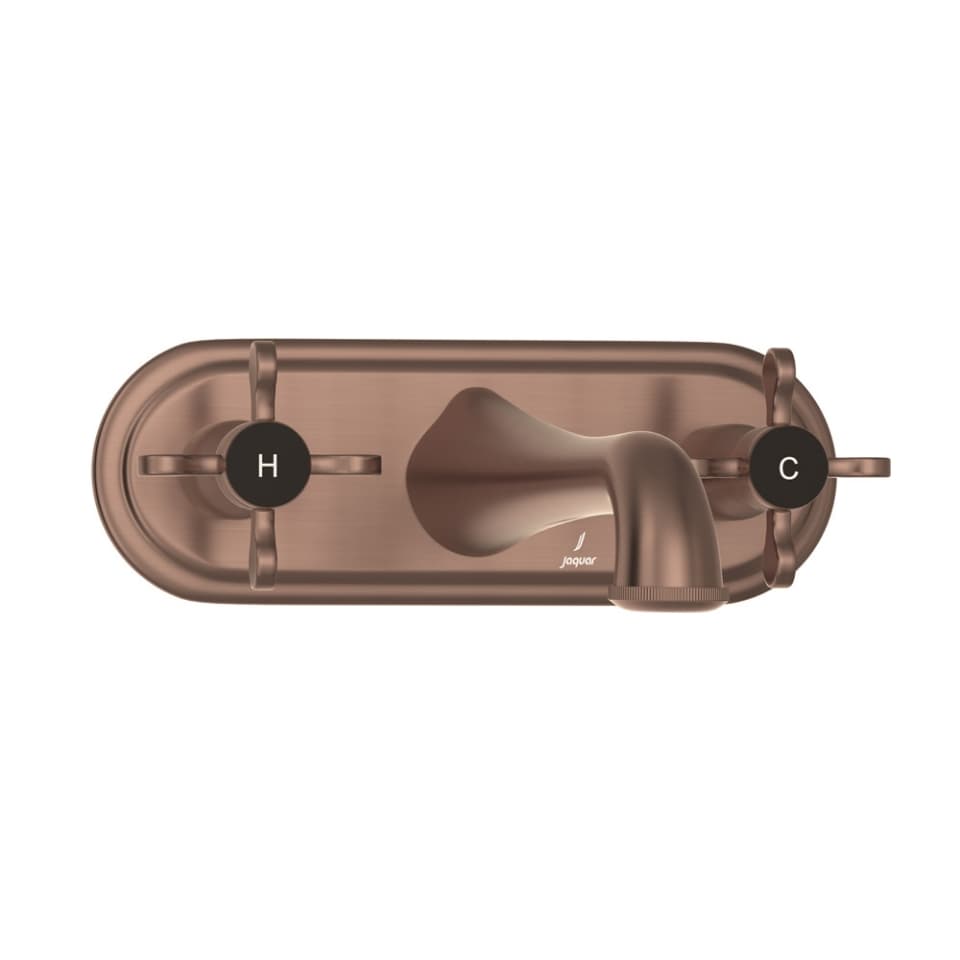 Two Concealed Stop Cocks - Antique Copper surface detail 1