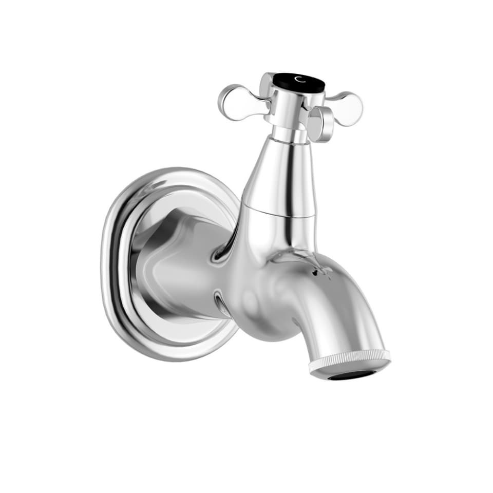 Bib Cock - Chrome surface detail 1