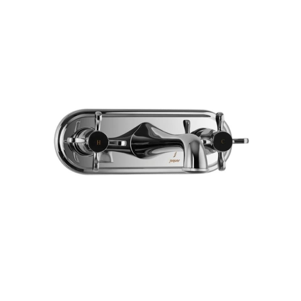 Two Concealed Stop Cocks - Chrome surface detail 1