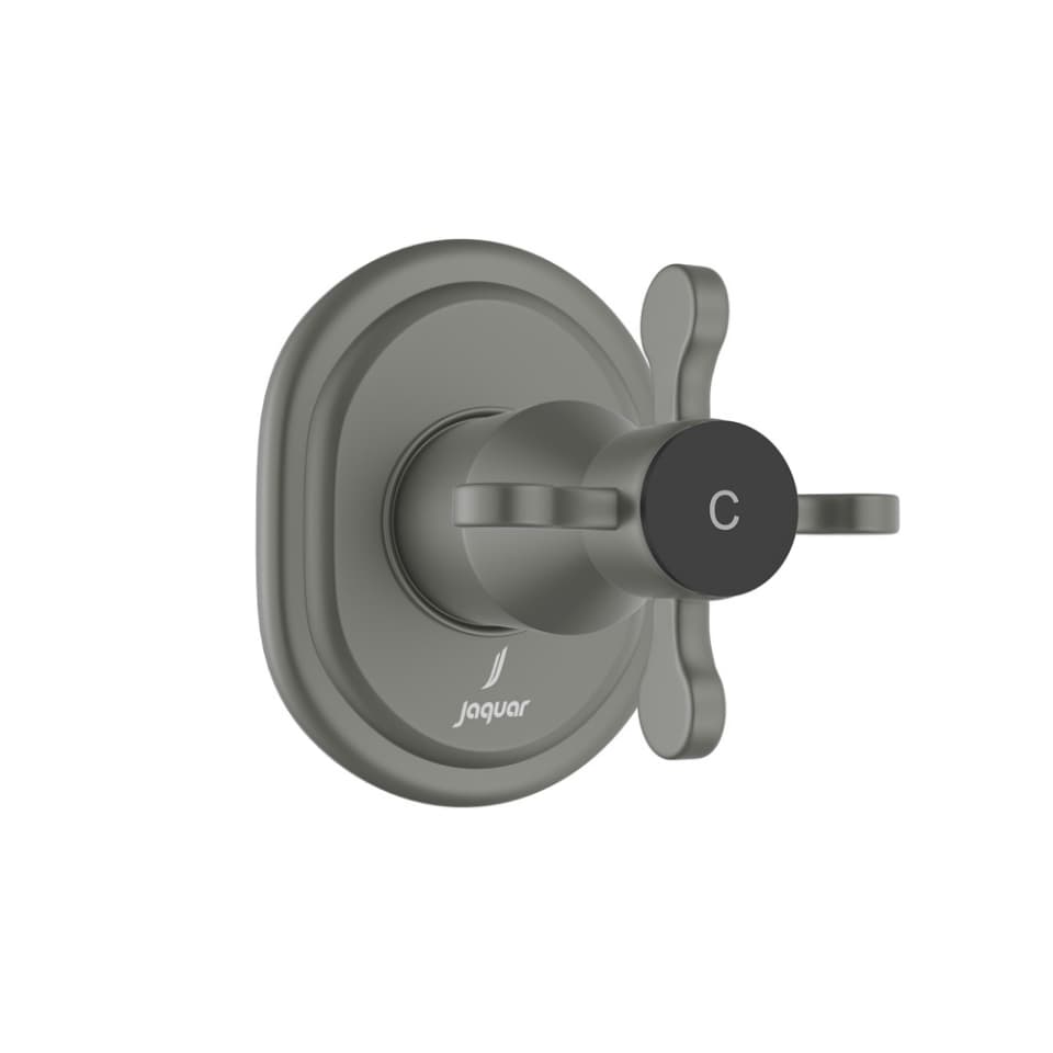 Exposed Part Kit of Concealed Stop Cock Cold Only - Graphite surface detail 1