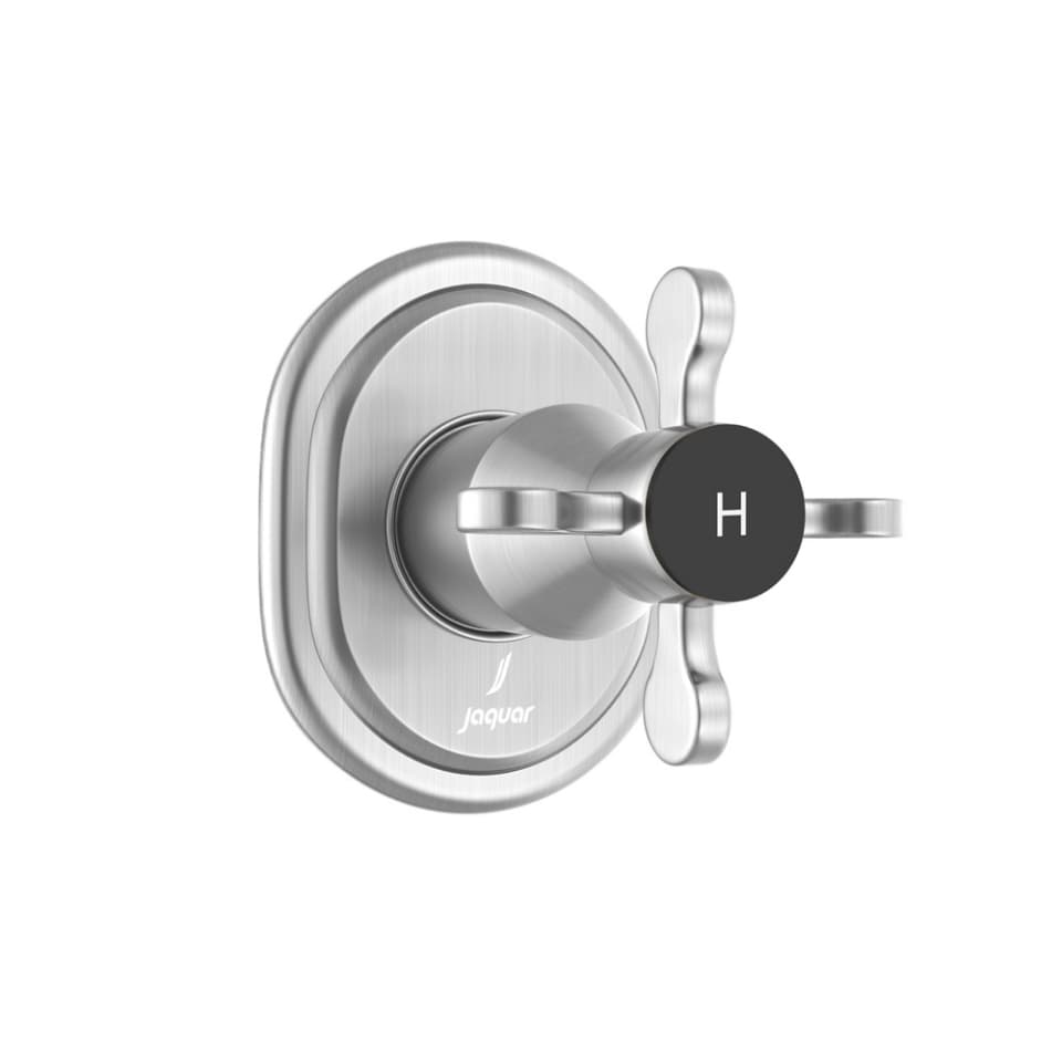 Exposed Part Kit of Concealed Stop Cock Hot Only - Stainless Steel surface detail 1