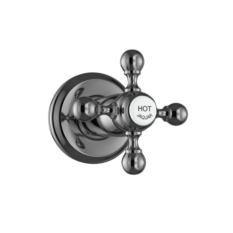 Exposed Part Kit of Concealed Stop Cock - Black Chrome surface detail 1