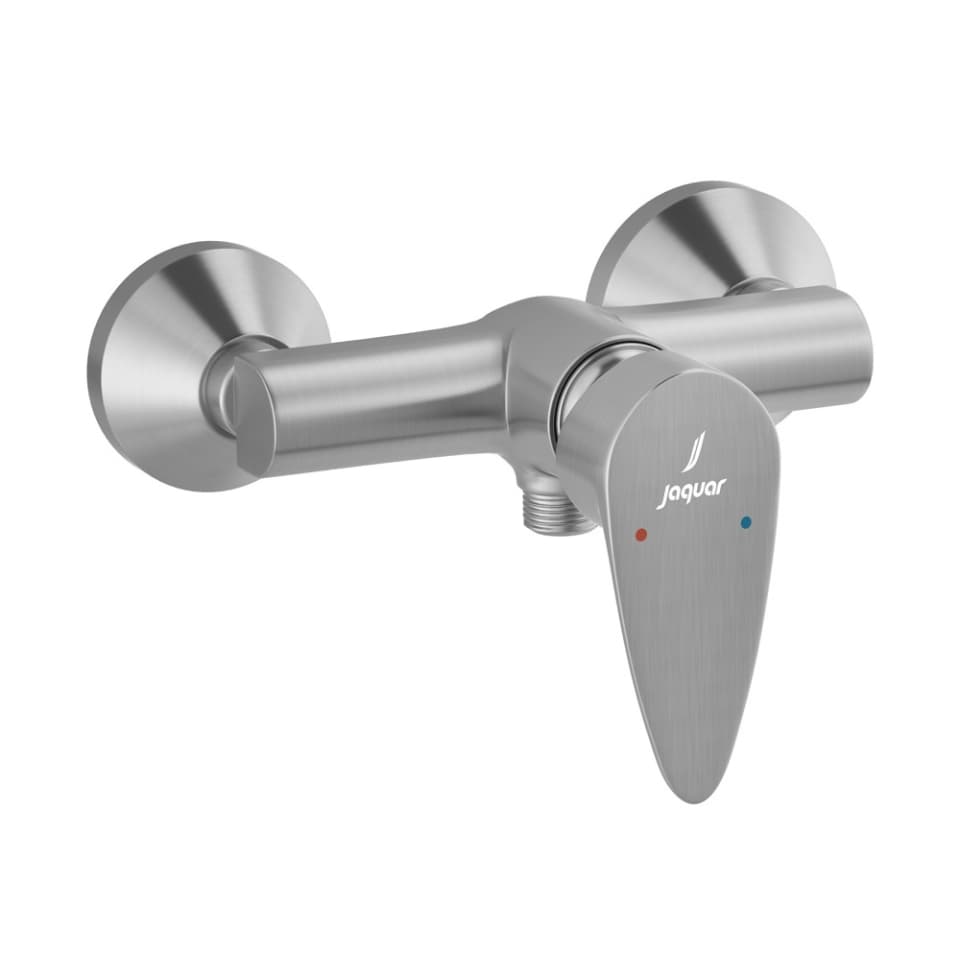 Single Lever Exposed Shower Mixer - Stainless Steel surface detail 1